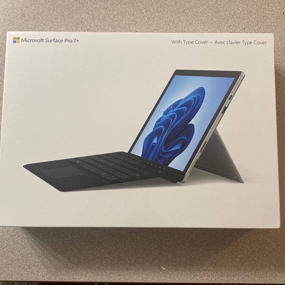 Microsoft Surface Pro 7 + With Type Cover and keyboard